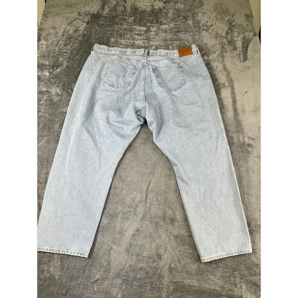 Levi's 501 Premium Women's Light Wash Button Fly Big E Jeans Size 22W - Picture 2 of 13